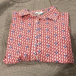 Long sleeve crown and ivy top